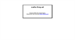 Desktop Screenshot of cafe-frey.at
